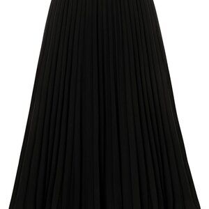 Pleated Skirt for Women High Waist Irregular A-line Maxi Long Victorian Skirts